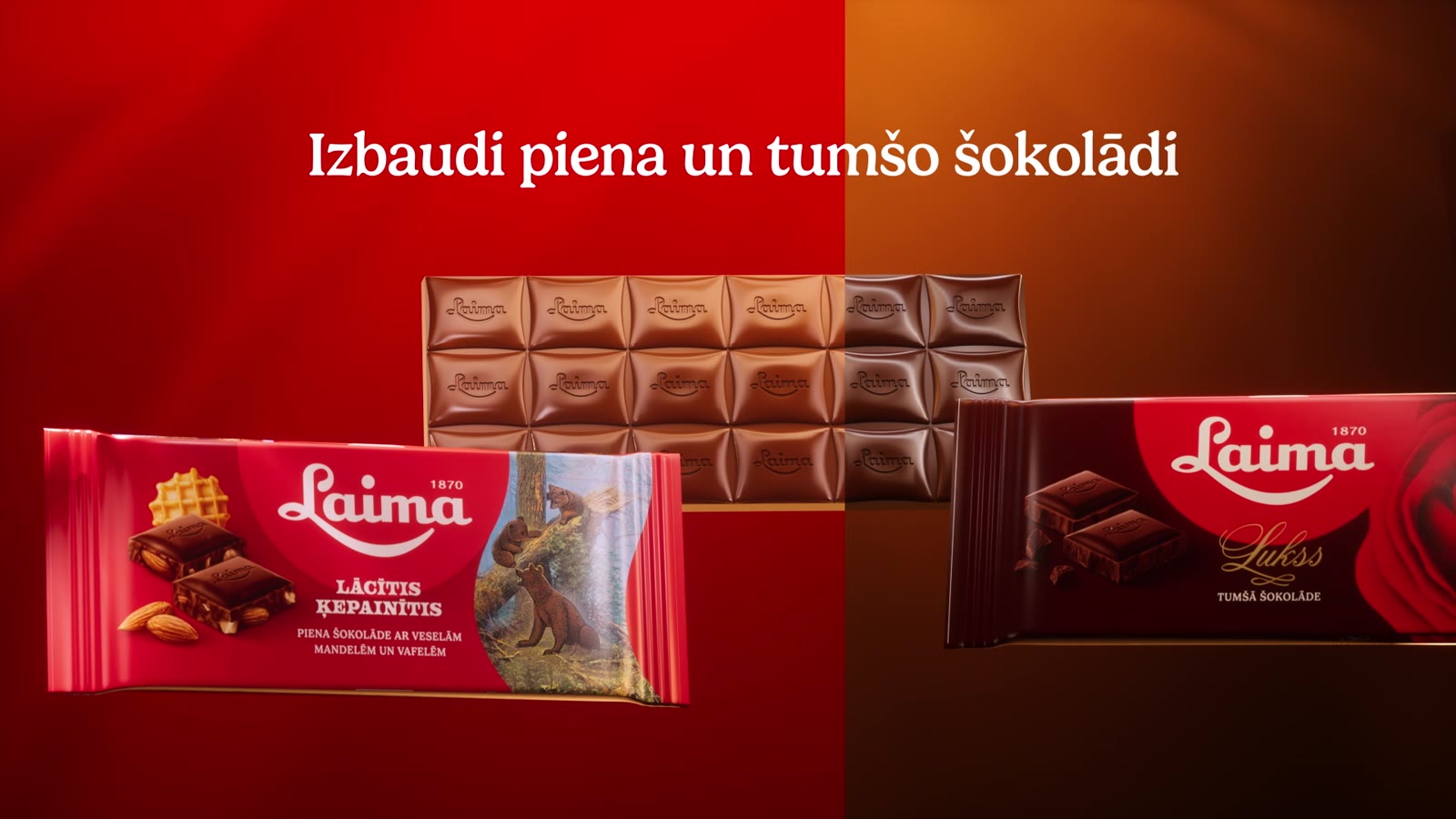 LAIMA Tāfelītes TVC — 3D animation still